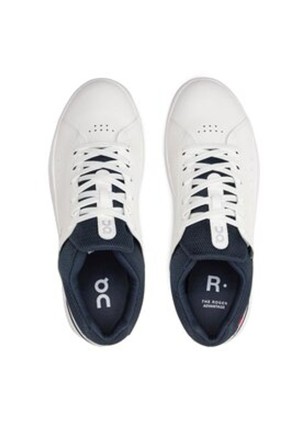 On Buty do biegania The Roger Advantage 3MD10640148 Biały. Kolor: biały. Materiał: skóra