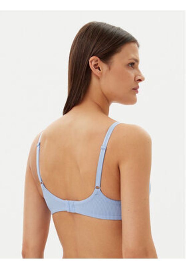 Hunkemöller Biustonosz bezfiszbinowy Lola 301081 Błękitny. Kolor: niebieski. Materiał: syntetyk