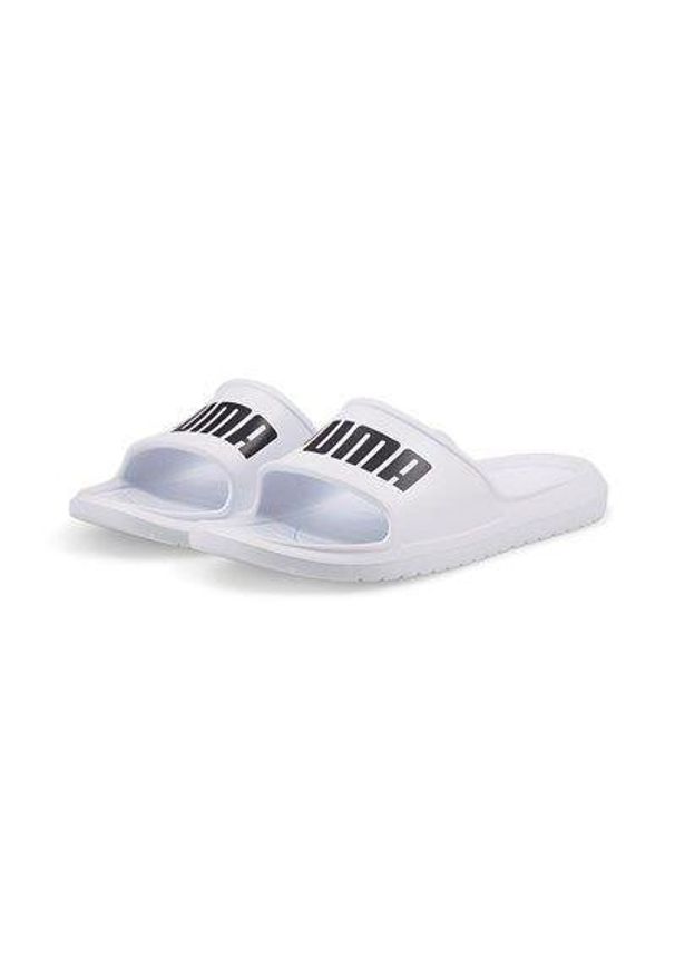 Klapki basenowe dla dorosłych Puma Divecat v2. Kolor: biały. Materiał: syntetyk, materiał. Styl: sportowy