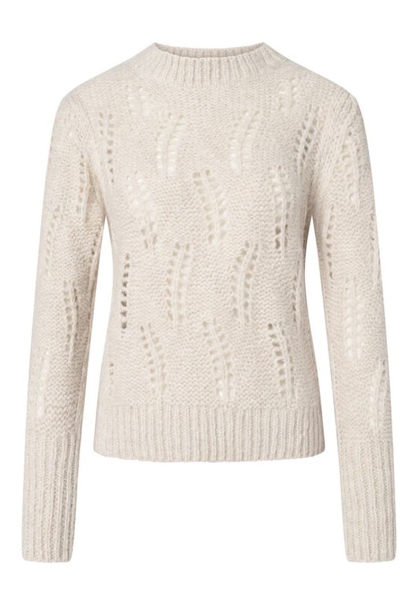 JOOP! Sweter 58 254KN58Kalma 30048461 Beżowy Regular Fit. Kolor: beżowy. Materiał: syntetyk