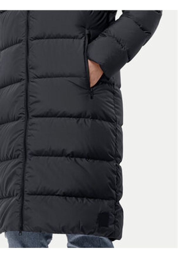 Jack Wolfskin Płaszcz zimowy Frozen Palace Coat 1204133 Czarny Regular Fit. Kolor: czarny. Materiał: syntetyk. Sezon: zima