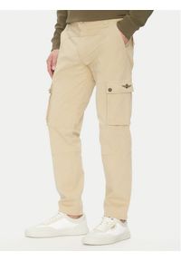Aeronautica Militare Spodnie materiałowe 251PA1665CT3534 Beżowy Regular Fit. Kolor: beżowy. Materiał: bawełna