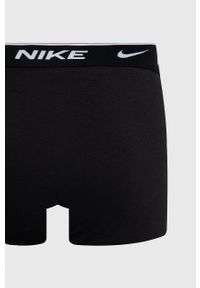 Nike bokserki (3-pack) męskie kolor turkusowy. Kolor: turkusowy. Materiał: skóra, włókno, tkanina