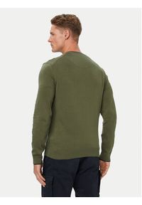 Aeronautica Militare Sweter 262MA1631UL00506 Khaki Regular Fit. Kolor: brązowy. Materiał: bawełna #2