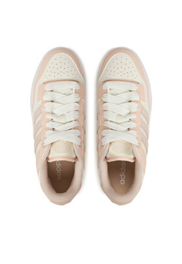 Adidas - adidas Sneakersy Rapid Court Low JP5251 Różowy. Kolor: różowy. Materiał: skóra