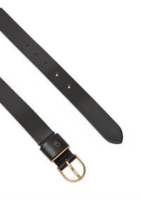 Calvin Klein Pasek Damski Ck Metal Loop Round Buckle 25Mm LV04F7039G Czarny. Kolor: czarny. Materiał: skóra #3