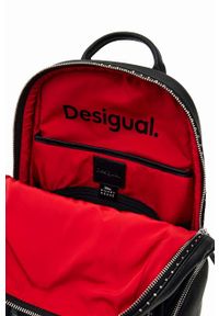 Desigual plecak x Disney damski kolor czarny duży z nadrukiem. Kolor: czarny. Wzór: nadruk, motyw z bajki #4