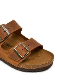 Birkenstock Klapki Arizona Leoi 1028272 Brązowy. Kolor: brązowy. Materiał: skóra #3