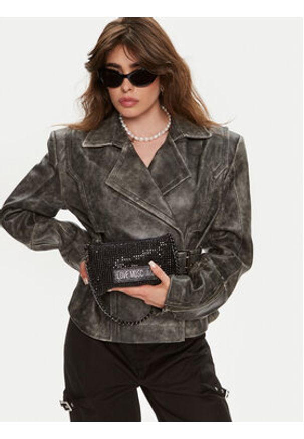 Love Moschino - LOVE MOSCHINO Torebka JC4046PP1LLP100A Czarny. Kolor: czarny
