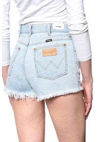 Wrangler - DAMSKIE SHORTY JEANSOWE WRANGLER FESTIVAL SHORT BLUE BALLAD W26FWPXA3. Materiał: jeans #7