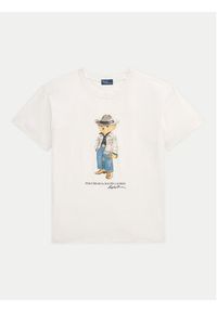 Polo Ralph Lauren T-Shirt 211941187001 Biały Regular Fit. Typ kołnierza: polo. Kolor: biały. Materiał: bawełna #3