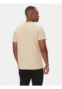 Versace Jeans Couture T-Shirt 78GAHC05 Beżowy Regular Fit. Kolor: beżowy. Materiał: bawełna