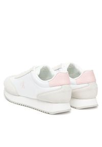 Calvin Klein Jeans Sneakersy Runner Laceup Mg Nylon Mix YW0YW01828 Biały. Kolor: biały. Materiał: materiał #6