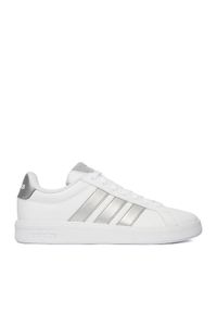 Adidas - adidas Sneakersy CEO-GRAND COURT 3.0 J JP9363 Biały. Kolor: biały. Materiał: materiał #1