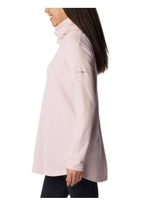 columbia - Bluza damska Columbia Holly Hideaway Waffle Cowl Neck. Typ kołnierza: kaptur. Kolor: różowy. Materiał: materiał, syntetyk