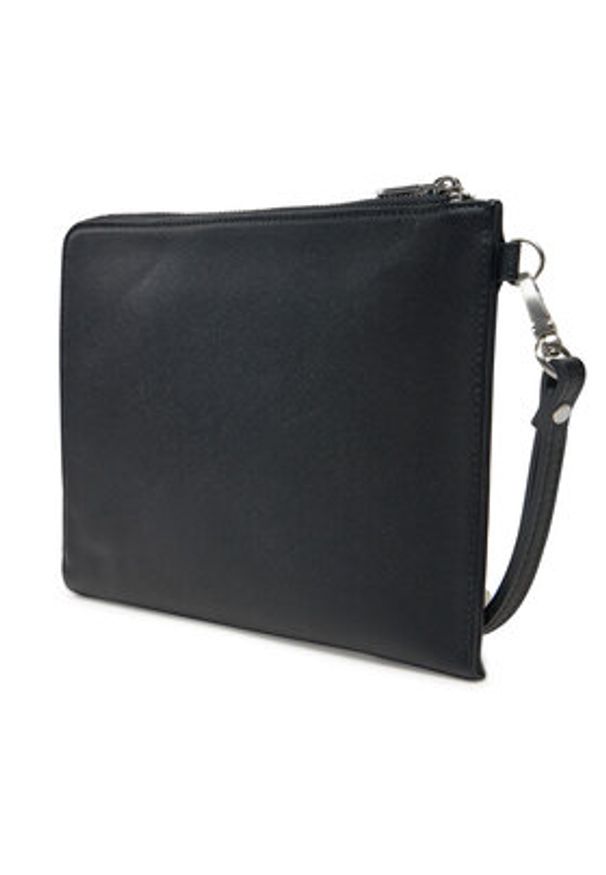 Guess Saszetka PMBASA P5235 Czarny. Kolor: czarny. Materiał: skóra