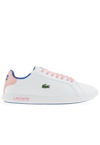 Buty Lacoste Graduate 123 1 SUJ 745SUJ0005-1Y9 - białe. Kolor: biały. Materiał: skóra ekologiczna. Szerokość cholewki: normalna #1