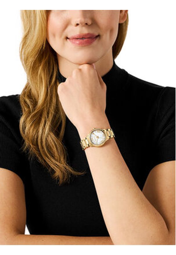 Michael Kors Zegarek Sage MK4822 Złoty. Kolor: złoty