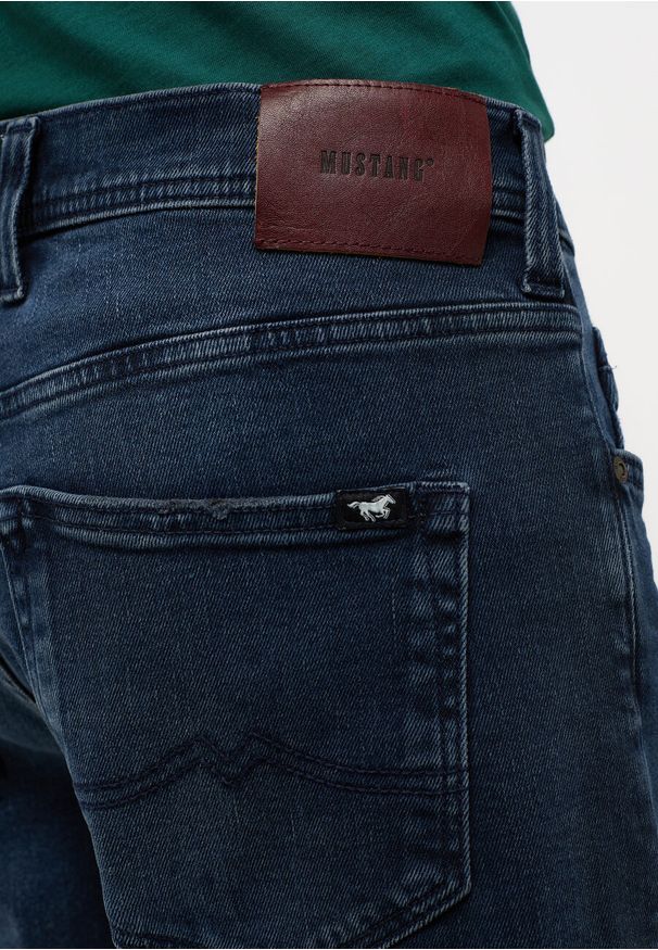 Mustang - MUSTANG Oregon Slim Męskie Spodnie Jeansowe Denim Blue 1014593 5000 882