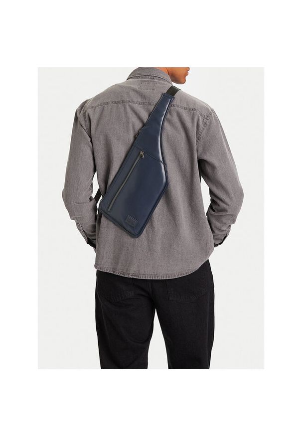 G-Star RAW - Saszetka G-Star Raw. Kolor: niebieski