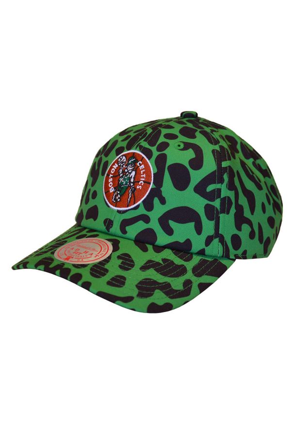 Czapka z daszkiem Mitchell & Ness NBA Boston Strapback - 6LUOMM20061-BCEKYGN. Kolor: wielokolorowy, czarny, zielony