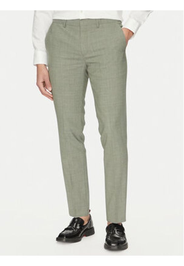 Hugo - HUGO Garnitur Arti/Hesten232X 50540341 Zielony Extra Slim Fit. Kolor: zielony. Materiał: syntetyk