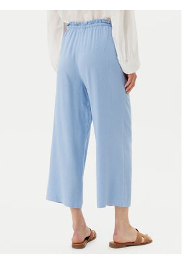 only - ONLY Spodnie materiałowe Solvi 15338672 Niebieski Cropped Fit. Kolor: niebieski. Materiał: wiskoza