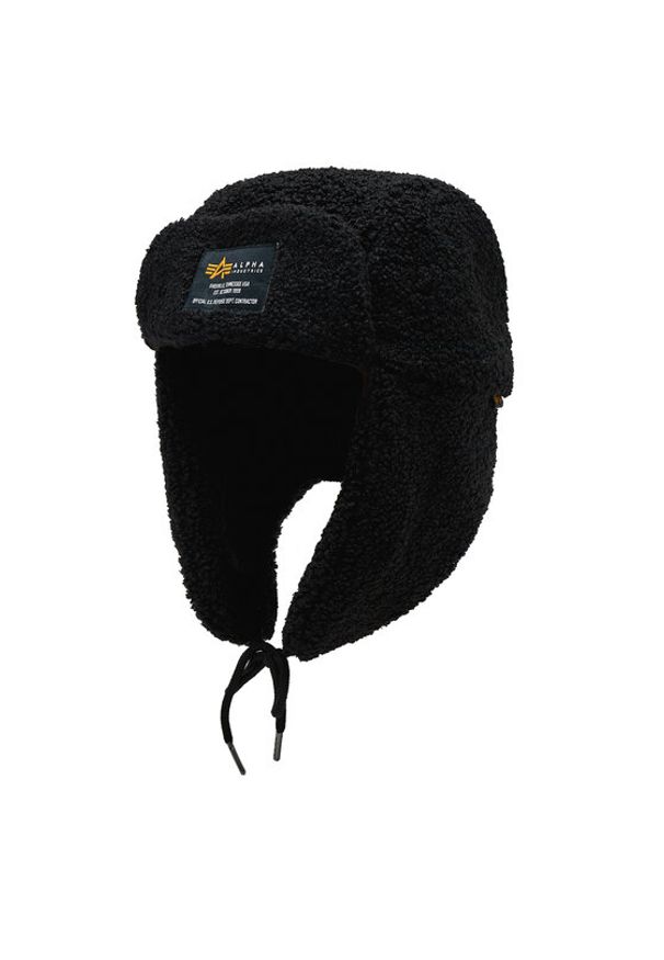 Alpha Industries Czapka Alpha Teddy Hat 108903 Czarny. Kolor: czarny. Materiał: materiał