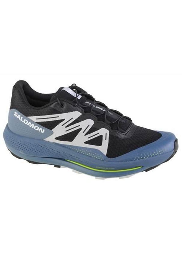 salomon - Buty do chodzenia męskie Salomon Pulsar Trail. Zapięcie: sznurówki. Kolor: niebieski, wielokolorowy. Materiał: materiał, tkanina, syntetyk. Szerokość cholewki: normalna. Sport: turystyka piesza