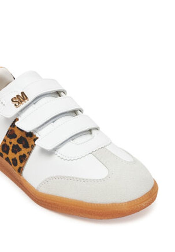 Steve Madden Sneakersy Eileen SM11003800 Biały. Kolor: biały. Materiał: skóra