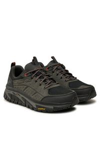 skechers - Skechers Sneakersy Arch Fit Road Walker 237488/CCBK Czarny. Kolor: czarny. Materiał: skóra