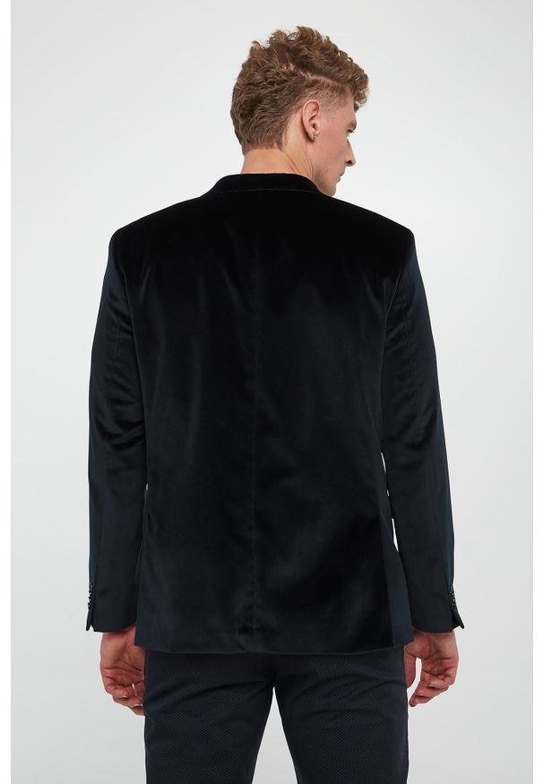Karl Lagerfeld - Marynarka męska welurowa KARL LAGERFELD. Materiał: welur