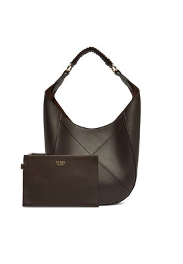 Guess Torebka HWZOAA P6210 Brązowy. Kolor: brązowy. Materiał: skórzane