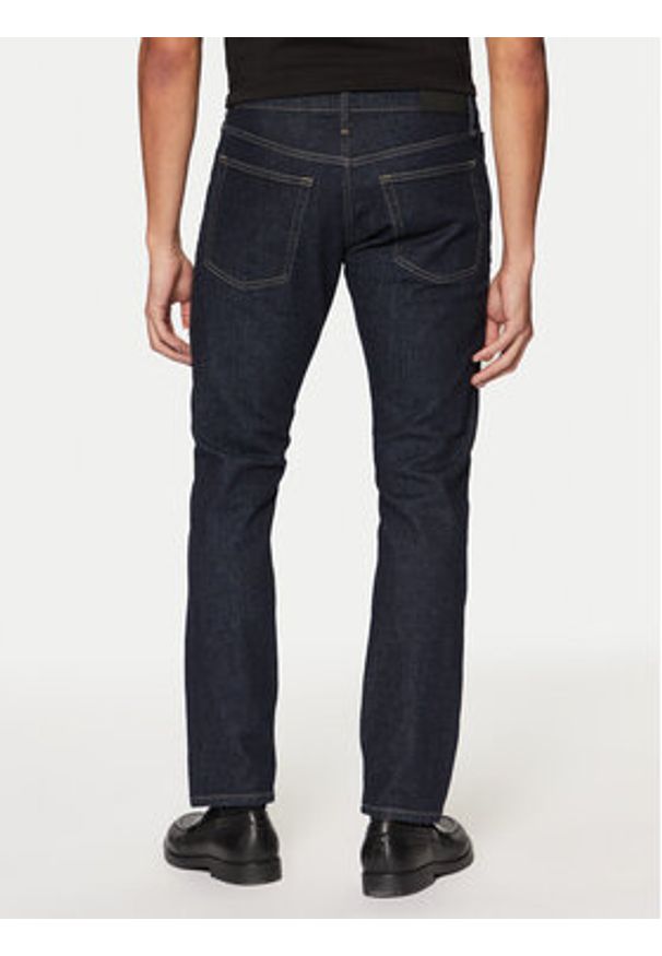 Calvin Klein Jeansy K10K111241 Granatowy Slim Fit. Kolor: niebieski
