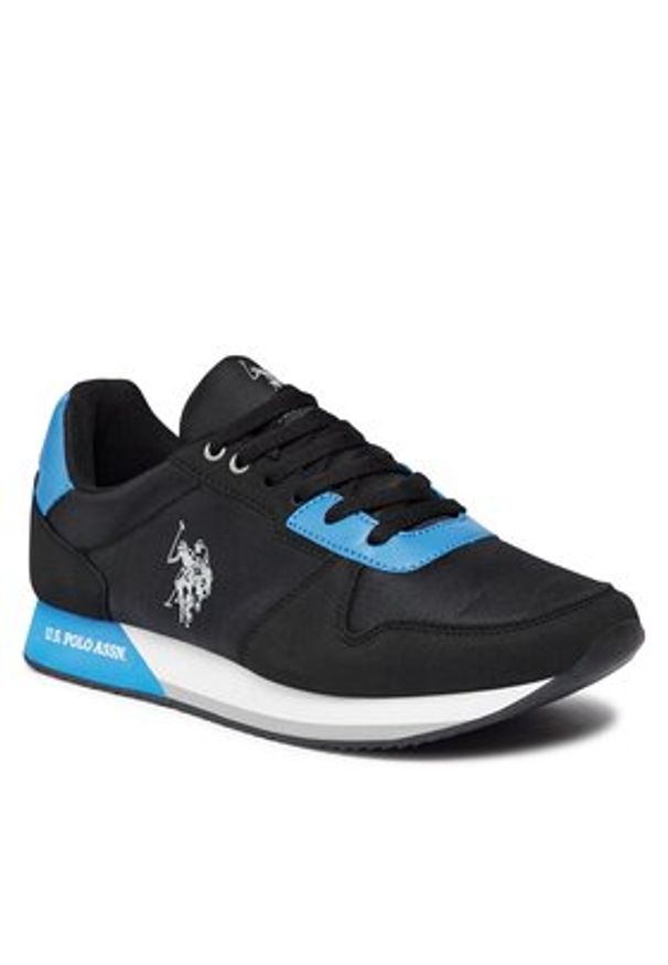 U.S. Polo Assn. Sneakersy NOBIL011 Czarny. Kolor: czarny. Materiał: materiał