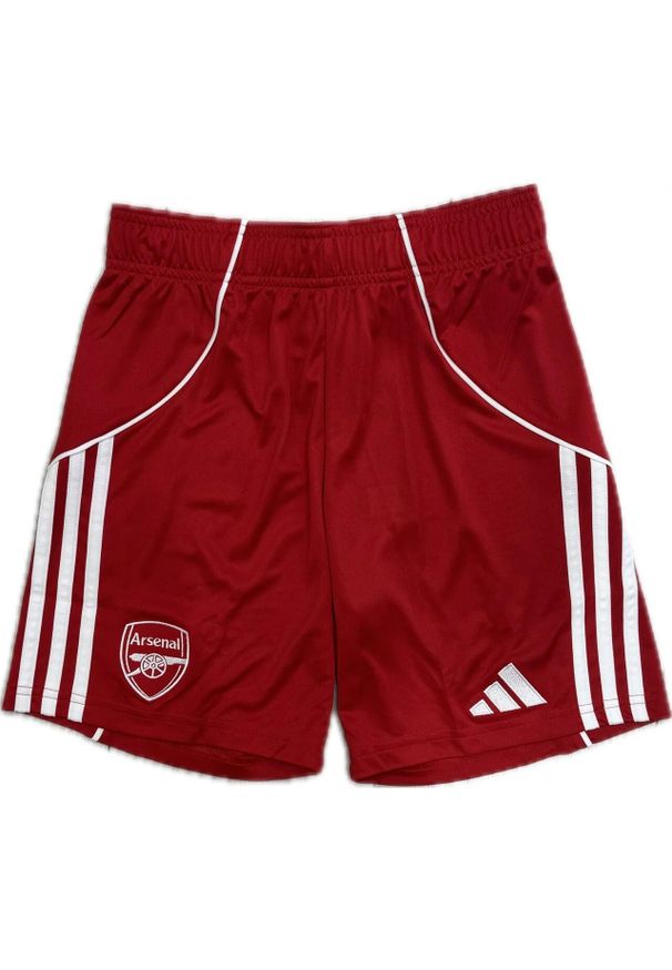 Adidas - Krótki trzeciemu dziecku Arsenal 2025/26. Okazja: do domu. Kolor: czerwony, biały, wielokolorowy. Długość: krótkie. Styl: sportowy