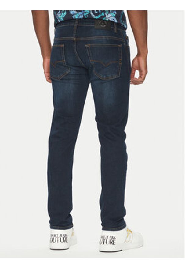 Versace Jeans Couture Jeansy 78GAB5D0 Granatowy Slim Fit. Kolor: niebieski