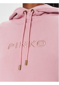 Pinko Bluza Skype 101685 A1N7 Różowy Relaxed Fit. Kolor: różowy. Materiał: bawełna #4