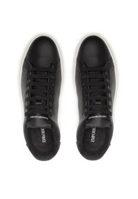 Emporio Armani Sneakersy X4X598 XF662 00002 Czarny. Kolor: czarny. Materiał: skóra