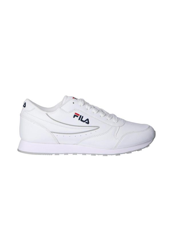 Buty do chodzenia męskie Fila Orbit. Zapięcie: sznurówki. Kolor: biały. Materiał: skóra, syntetyk, materiał. Szerokość cholewki: normalna. Sport: turystyka piesza