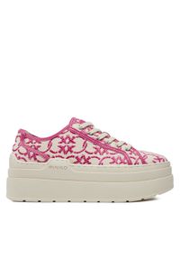 Pinko Sneakersy Greta 04 SS0013 T006 Beżowy. Kolor: beżowy. Materiał: materiał