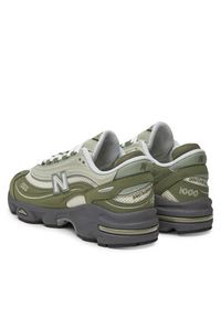 New Balance Sneakersy M1000MEO Zielony. Kolor: zielony. Materiał: skóra #5