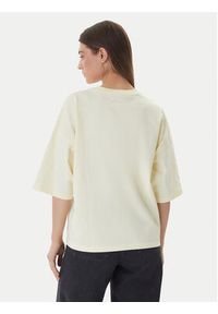 Calvin Klein Jeans T-Shirt LV047D204G Żółty Oversize. Kolor: żółty. Materiał: bawełna #3
