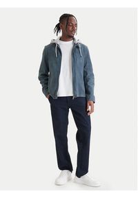 Milestone Kurtka skórzana Rivoli 612205 60785 Niebieski Regular Fit. Kolor: niebieski. Materiał: welur #3