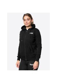 Damska bluza z kapturem zapinana na zamek Lonsdale Calder Vale. Typ kołnierza: kaptur. Kolor: czarny #1