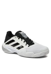 Adidas - adidas Buty do tenisa Barricade 13 Tennis IF0465 Biały. Kolor: biały. Materiał: mesh, materiał. Sport: tenis