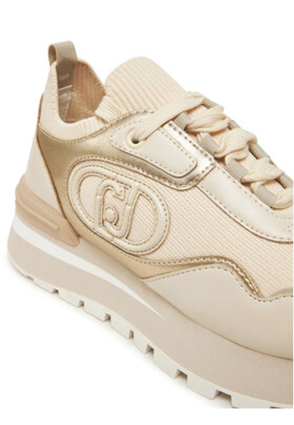 Liu Jo Sneakersy Amazing 35 BA5077 PX622 Beżowy. Kolor: beżowy. Materiał: materiał