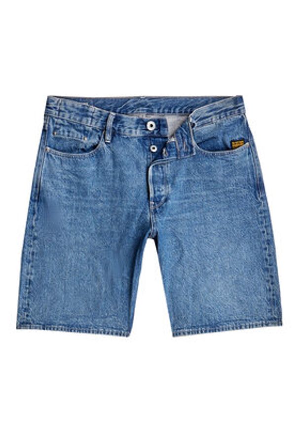G-Star RAW - G-Star Raw Szorty jeansowe Dakota D24411-D436 Niebieski Slim Fit. Kolor: niebieski. Materiał: jeans, bawełna