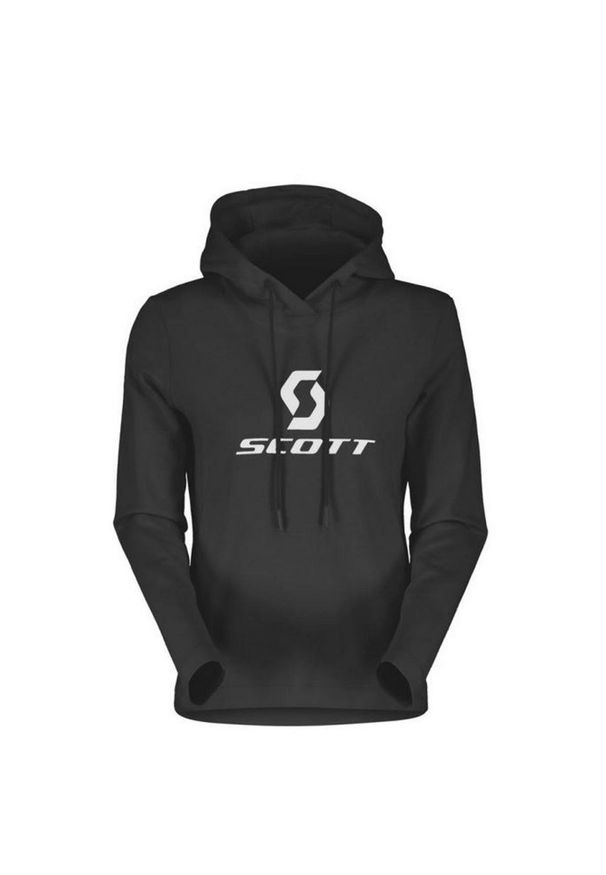 Scott - Bluza z kapturem damska SCOTT SCO Hoody Tech. Typ kołnierza: kaptur. Kolor: czarny