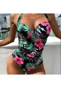 Intica - Strój kąpielowy jednoczęściowy z usztywnieniem na plażę lub basen Kaydence. Kolor: wielokolorowy. Materiał: materiał #1